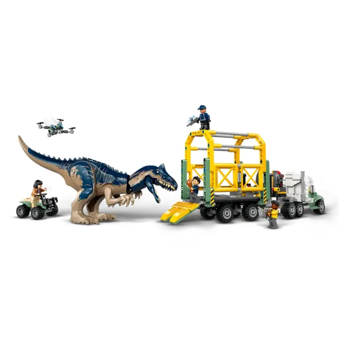 Kocke Lego: Jurassic World Naloga dinozavri: tovornjak za alozavra (76966) 4