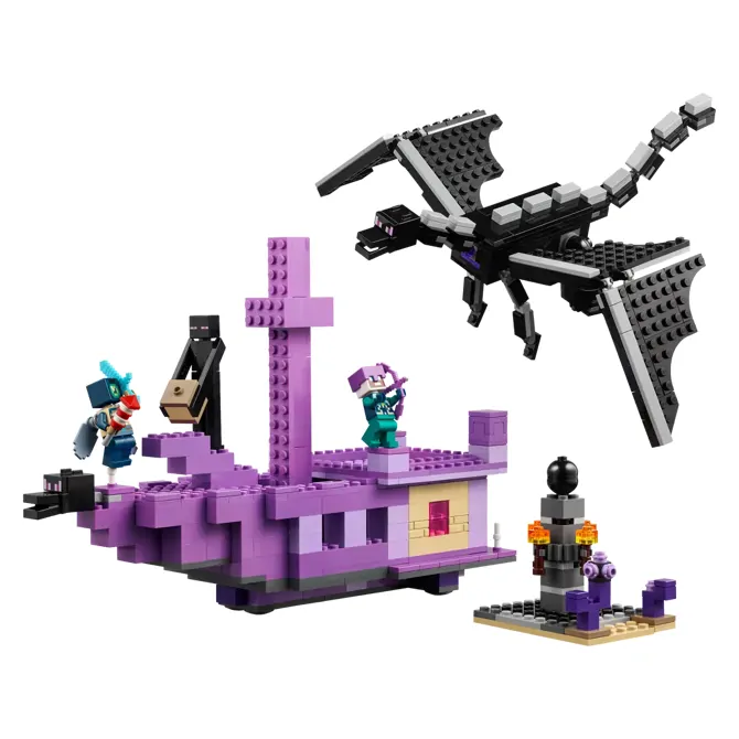 Kocke Lego Minecraft: Enderzmaj in ladja iz Enda (21264) 4