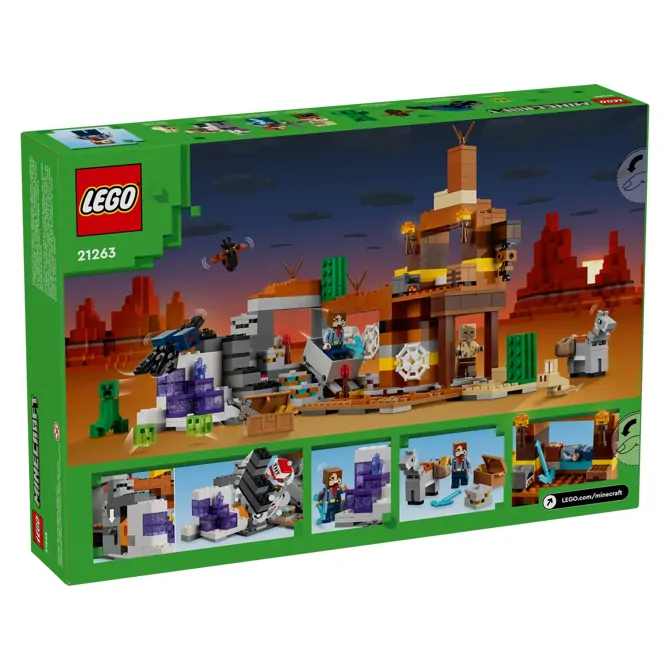 Kocke Lego Minecraft: Rudniški jašek v Badlandu (21263) 2