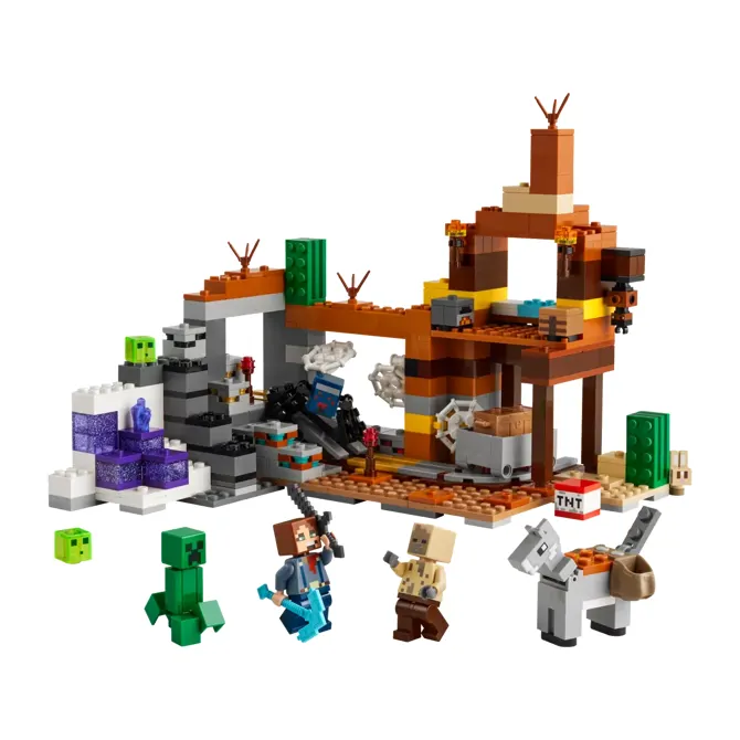 Kocke Lego Minecraft: Rudniški jašek v Badlandu (21263) 3