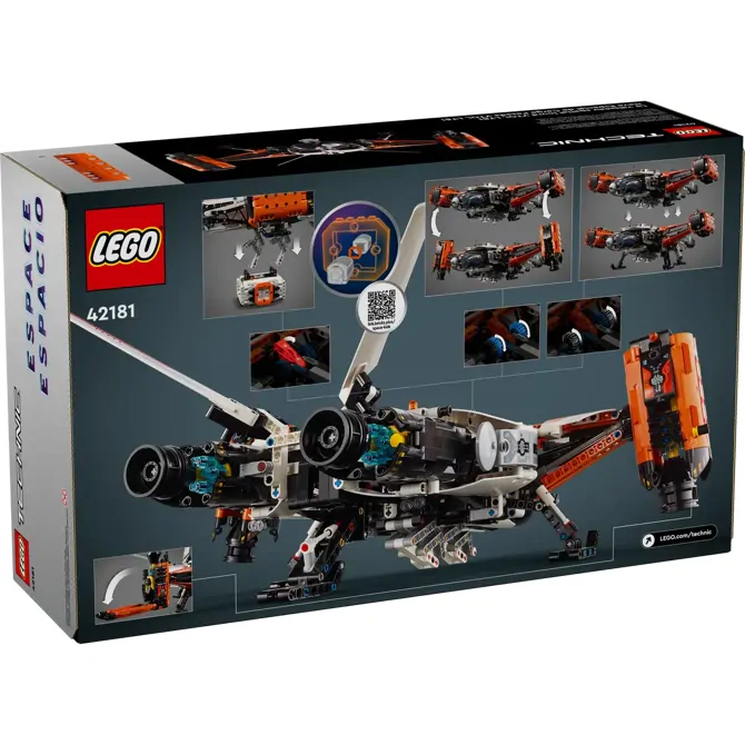 Kocke Lego Technic: Tovorna vesoljska ladja VTOL LT81 (42181) 2