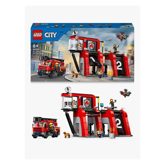 Kocke Lego® City Gasilska postaja z gasilskim vozilom 60414 6