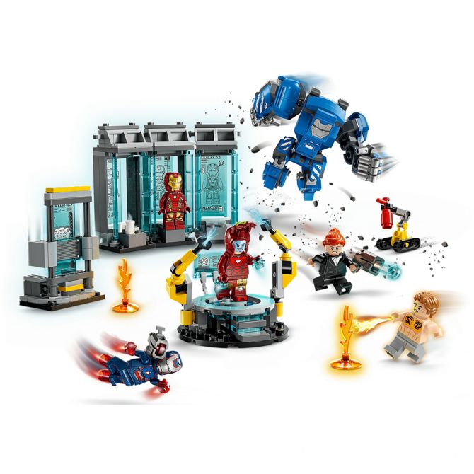 Kocke Lego Super Heroes Marvel: Iron Manov laboratorij: Hall of Armor (76315) 4