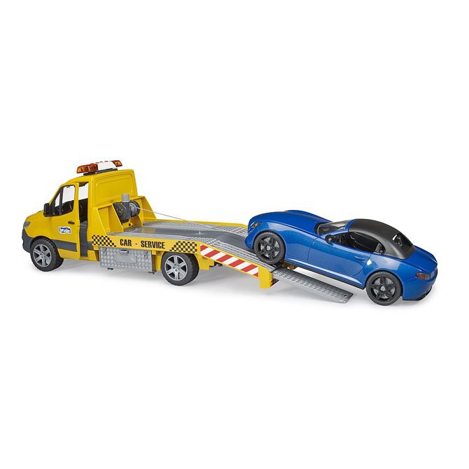 BRUDER MB Sprinter vlečna služba z Roadsterjem (02675) 4