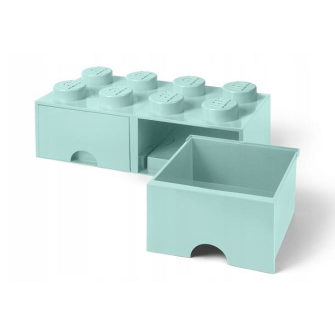 Lego®: Škatla za shranjevanje z gradnikom 8 - modra (40061742) 4