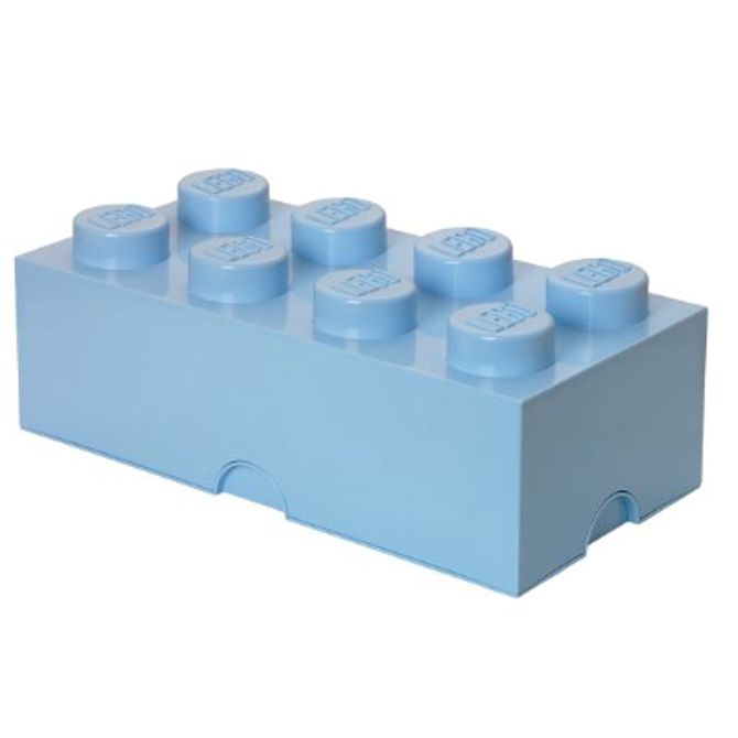 Lego®: Škatla za shranjevanje z gradnikom 8 - Svetlo modra (40041736) 2