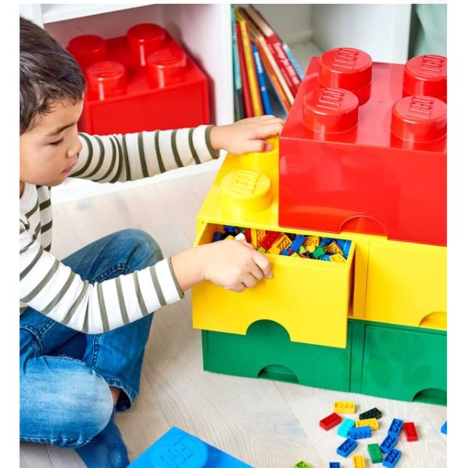 Lego®: Škatla za shranjevanje z gradnikom 8 - Rumena (40061732) 4