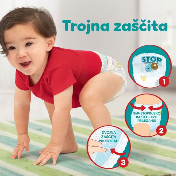 PAMPERS HLACNE PLENICE JUMBOPACK S3 62/1 3