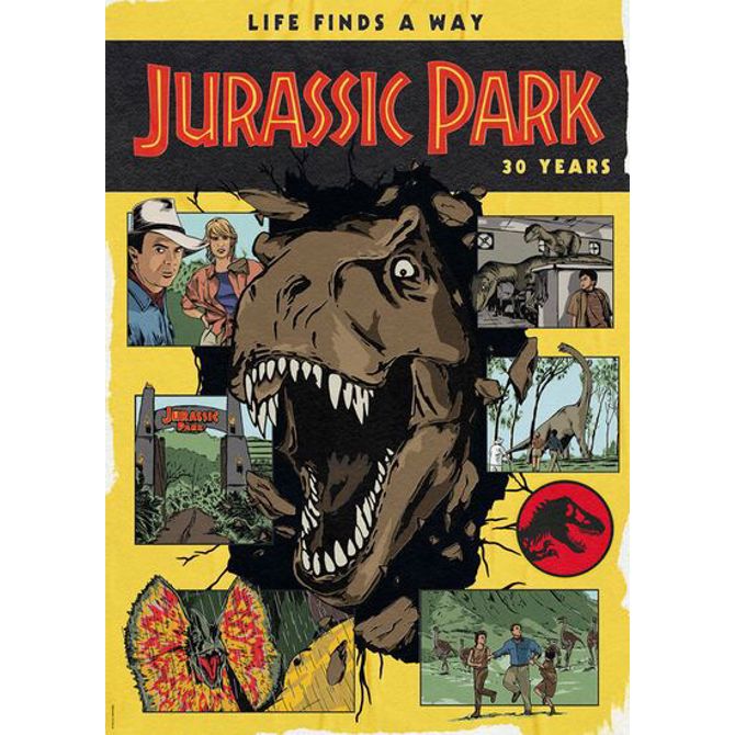 Puzzle Schmidt Spiele Jurski park: 30 let Jurskega parka - Življenje najde pot (1000 kosov), od 12. let 2