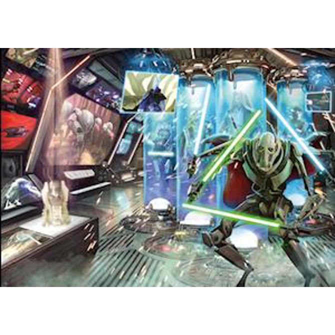 Sestavljanka Ravensburger: Vojna zvezd Zlobnež: General Grievous (1000 delov), od 14. let 2