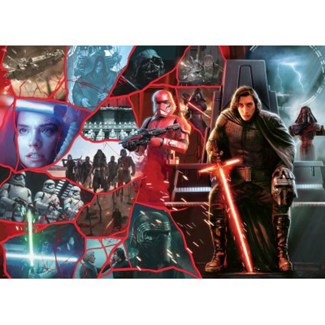 Sestavljanka Ravensburger: Vojna zvezd Zlobnež: Kylo Ren (1000 delov), od 14. let 2