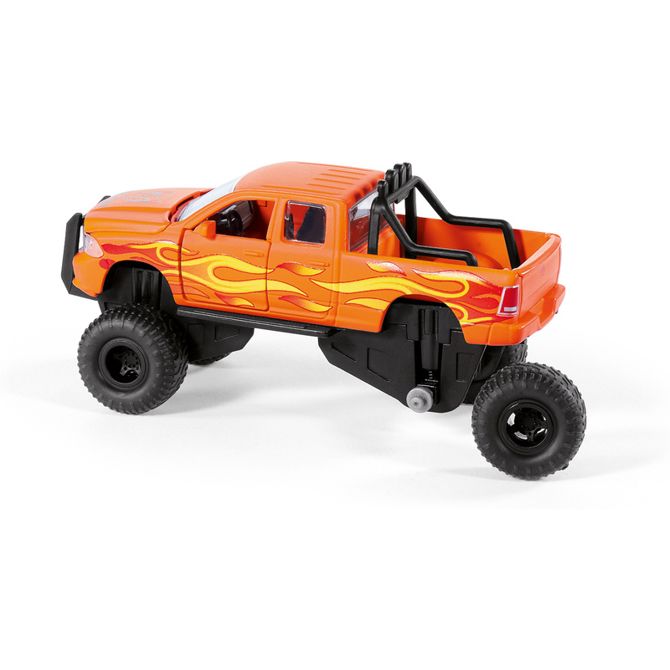 Terensko vozilo Siku SUPER RAM 1500 z balonskimi pnevmatikami (oranžen), 1:50, od 3. let, osvetlitev, kovina in plastika 2
