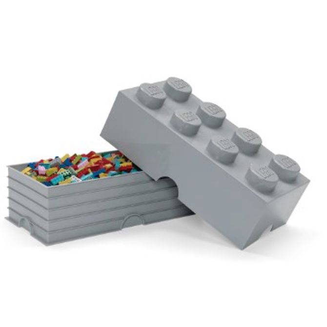 Lego®: Škatla za shranjevanje z gradnikom 8 - Siva (40041740) 3