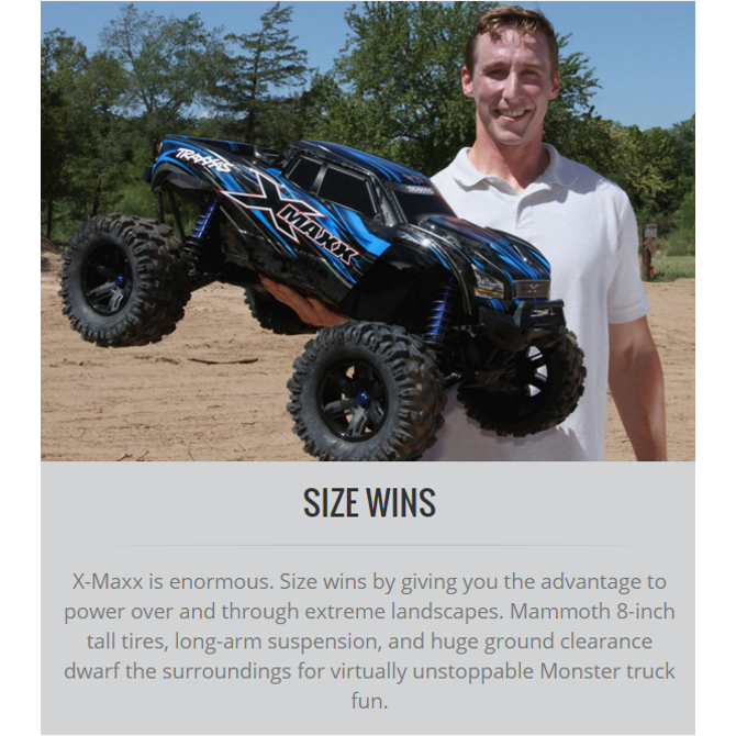 X-MAXX TRAXXAS Monster  truck 4x4  8S DERDHRS0O2HG 4