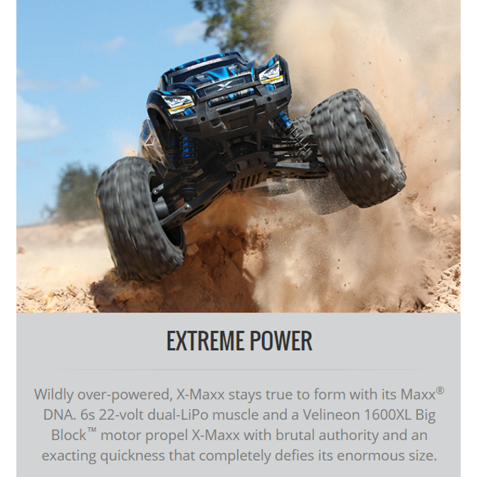 X-MAXX TRAXXAS Monster  truck 4x4  8S DERDHRS0O2HG 6