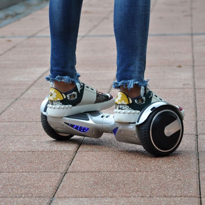 Xplorer Hoverboard Star silver 6 2