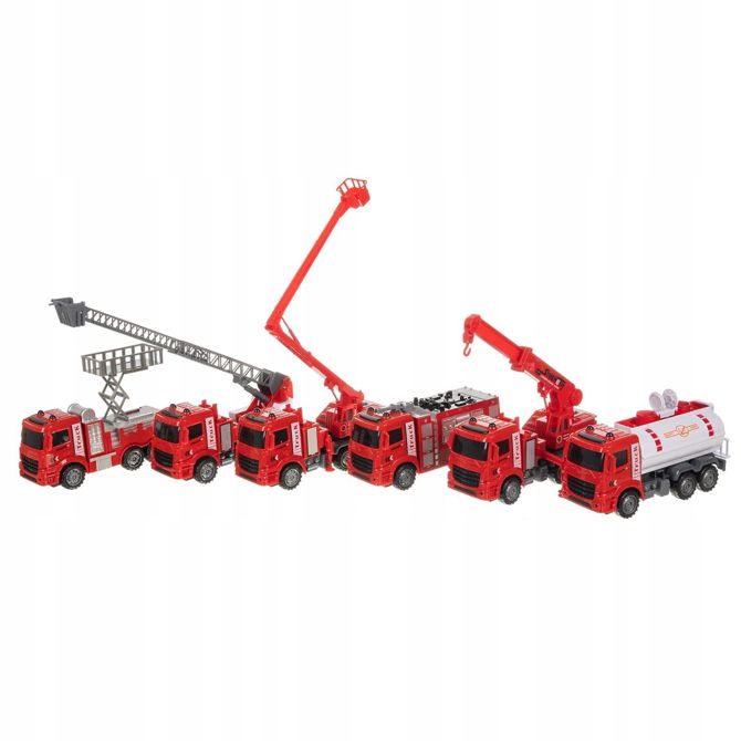 XXL set 6 gasilskih vozil za reševanje 6