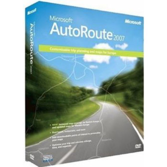 Microsoft AutoRoute Euro 2007 (689-00898)
