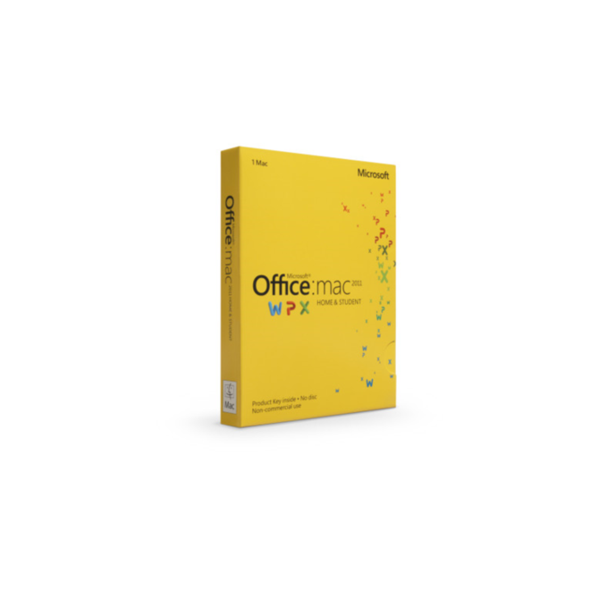 Microsoft Office Mac Home Student 2011, FPP, angleški - GZA-00269