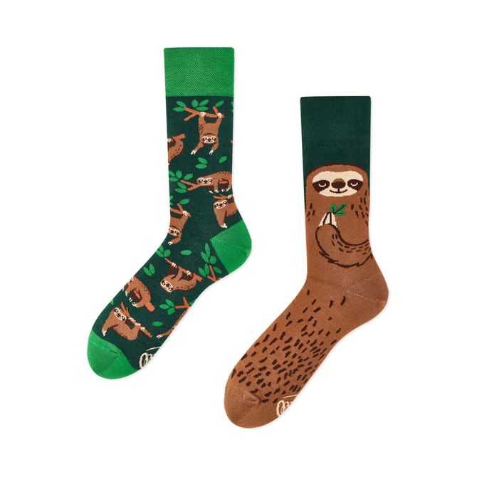 Many Mornings nogavice SLOTH LIFE, visoke, 39-42