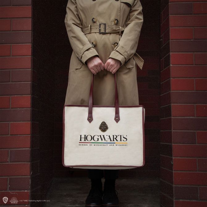 CINEREPLICAS: HARRY POTTER  - SHOPPING BAG - HOGWARTS - CANVAS 2