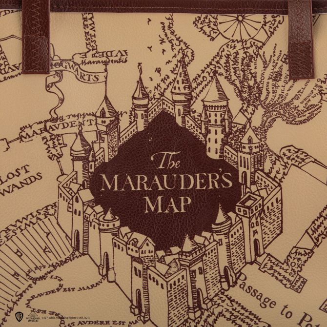 CINEREPLICAS: HARRY POTTER  - SHOPPING BAG - MARAUDER'S MAP 5