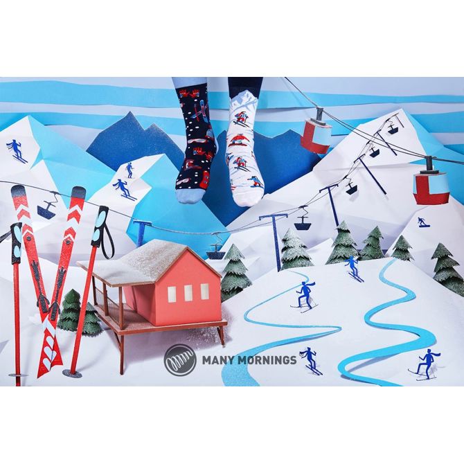 Many Mornings nogavice ALPINE SKI, visoke, 35-38 2