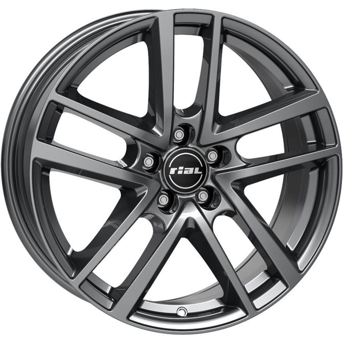 A16 5x112 ET43 6,0x16 RIAL ASTORGA grafitna 57,1 ( Audi, Ford Tourneo/Transit Connect (SK/SKN), Seat, Škoda, VW )