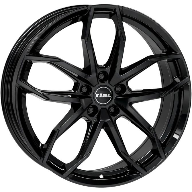 A17 5x108 ET45 7,5x17 RIAL LUCCA črna 70,1 ( Citroen, DS4, DS7 Crossback, Fiat Scudo, Ulysse, Ford, Jaguar, Land Rover, Opel, Peugeot, Toyota ProAce/ProAce City, Volvo )
