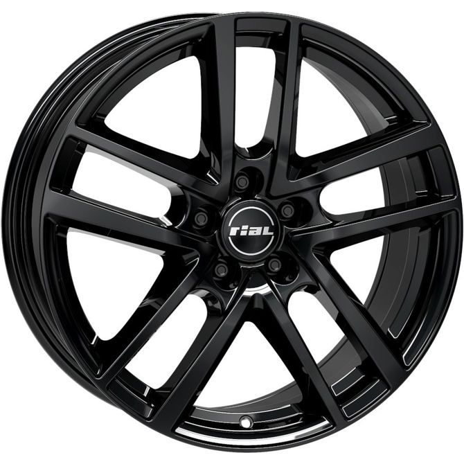 A17 5x112 ET40 7,0x17 RIAL ASTORGA črna 57,1 ( Aiwasy U5, Audi, Ford Tourneo/Transit Connect (SK/SKN), MG, Seat, Škoda, VW )