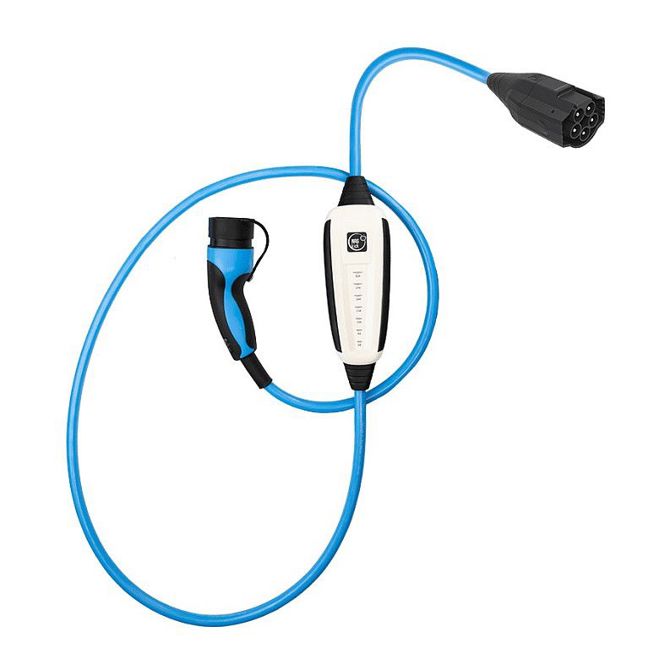 E-polnilnica NRGkick 32A, 22 kW, 10 m kabel, Tip 2, WLAN, IP67/IP69K
