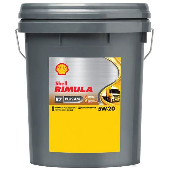Olje Shell Rimula R7 Plus AM 5W20 20L