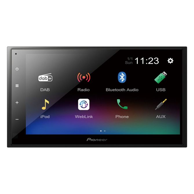 Avtoradio Pioneer DMH-A340DAB 2 DIN, Bluetooth, DAB+, 6,8 kapacitivni zaslon, podpora Android/iOS