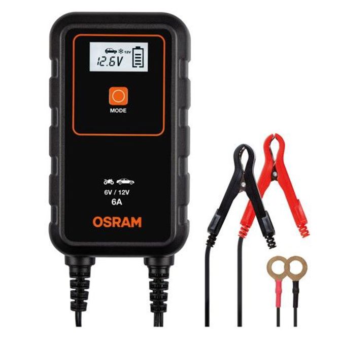 Polnilec akumulatorja 6V/12V 6A BATTERYcharge 906 OEBCS906 Osram