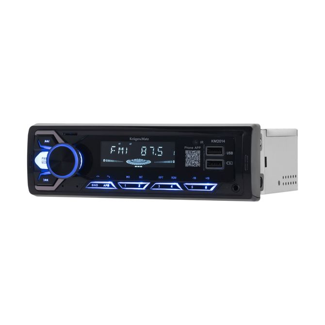 12V 1DIN avtoradio LCD 4x15W MP3 2x USB Bluetooth RCA + daljinec 3