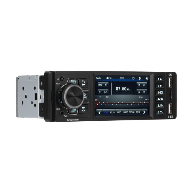 12V 1DIN avtoradio LCD 4x50W MP3 2x USB Bluetooth 5.1 + daljinec 2