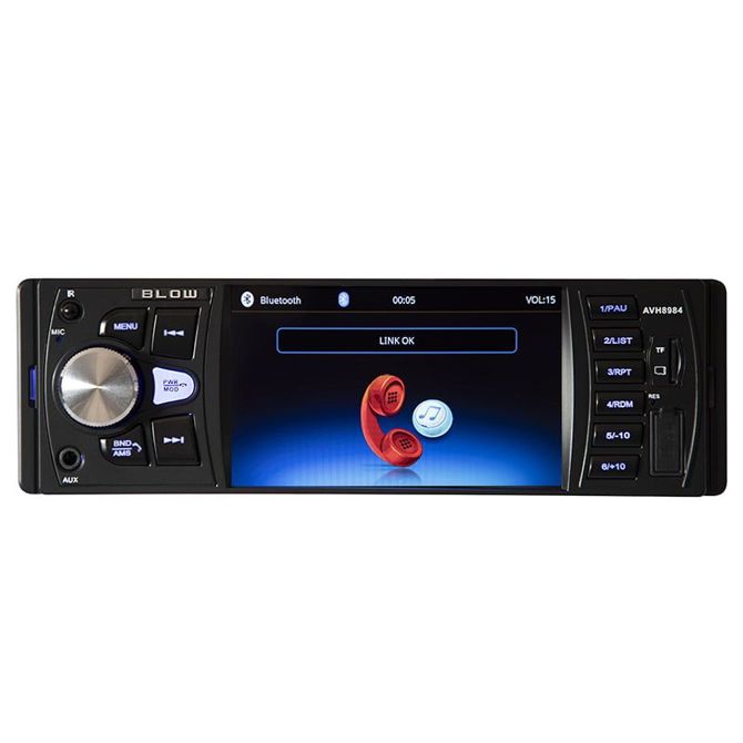 12V 1DIN LCD avtoradio Blow 4x60W MP3 USB Bluetooth 5