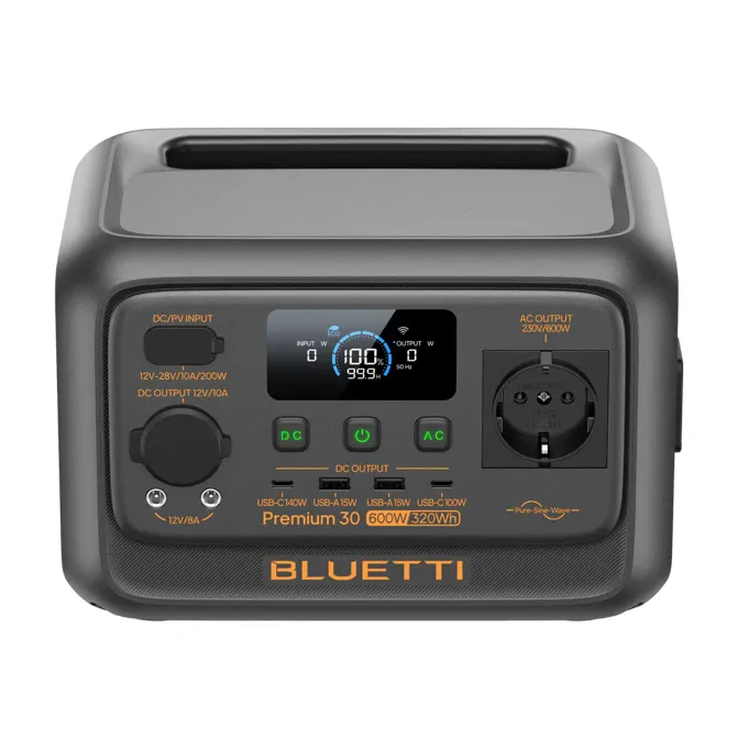 Bluetti Premium 30 V2 Portable Power Station 320Wh | 600W 3