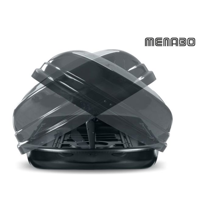 Strešni kovček Menabo MANIA 580 DUO ABS SILVER  2