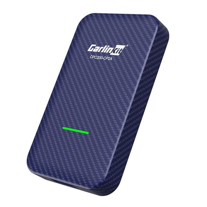 Carlinkit CP2A brezžični adapter Apple Carplay/Android Auto (moder) 4