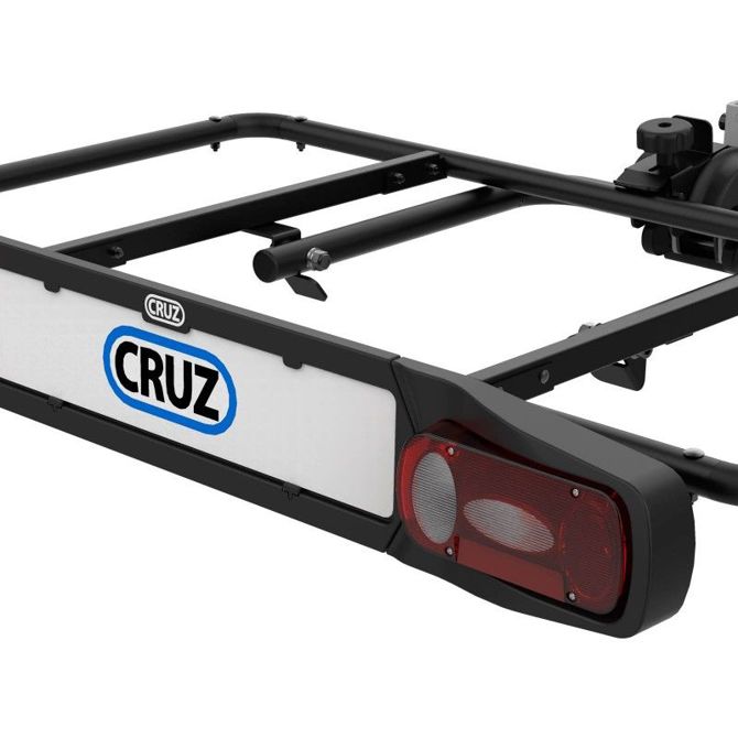 Večnamenska zadnja platforma Cruz Docko EUR, 60 kg nosilnost, jeklo, črna 2