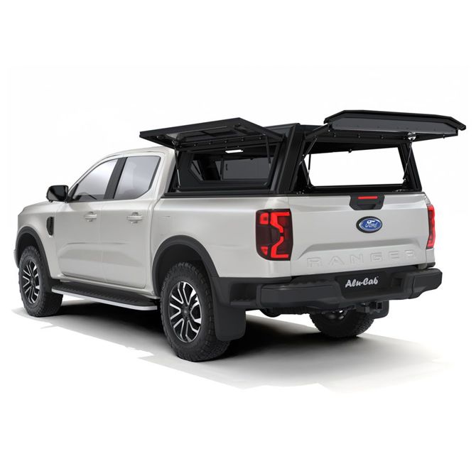 Aluminijaste nadgradnje za pick-up Alu-Cab Ford Ranger DoubleCab 2023> Contour Black z okni 4