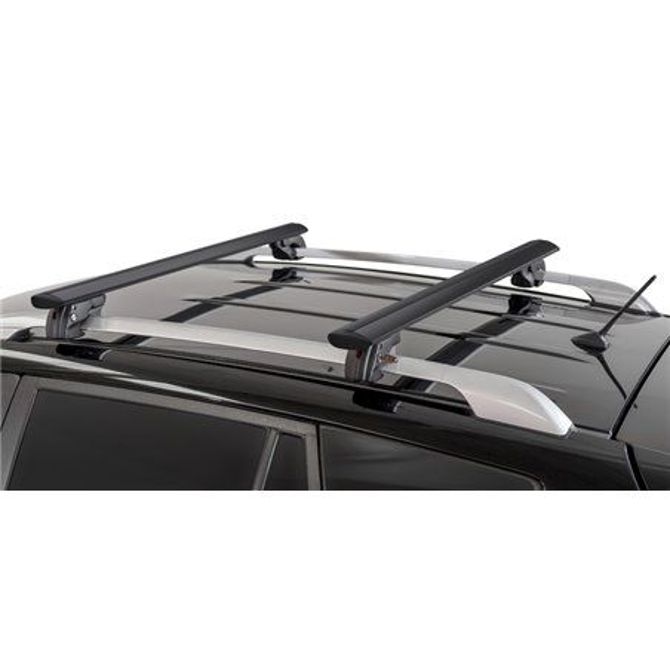 Komplet aluminijastih strešnih nosilcev Menabo Fender Black Type A 120cm 3