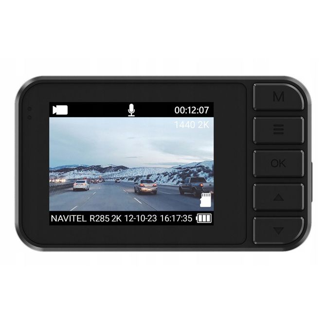 NAVITEL R285 2K avto kamera, 2K Super HD, Night Vision, G-senzor, 140° snemalni kot, aplikacija, darilni bon, črna 5