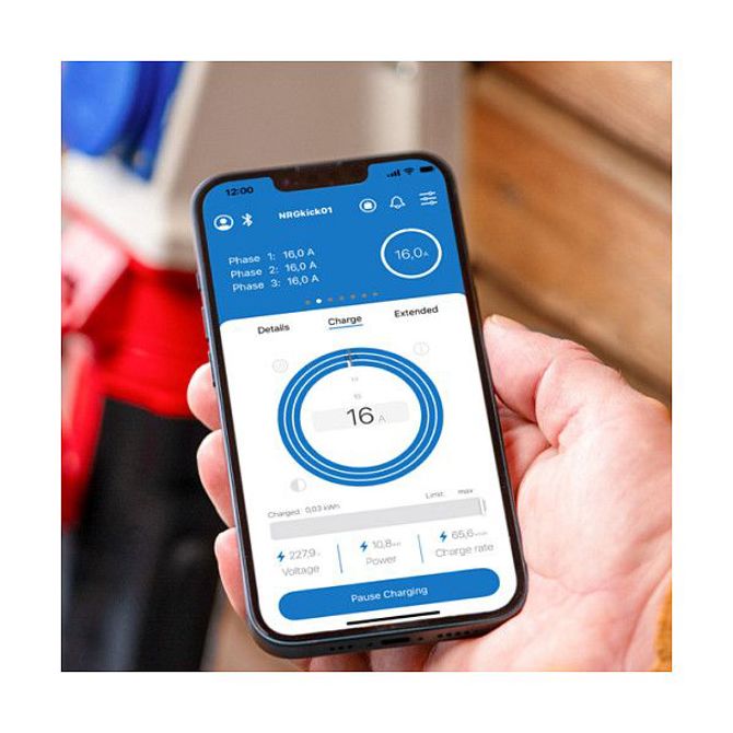 E-polnilnica NRGkick 16A 7,5m Wi-Fi Bluetooth Tip 2 IP67/IP69K 3