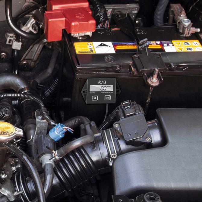 Števec delovnih motornih ur LCD 6