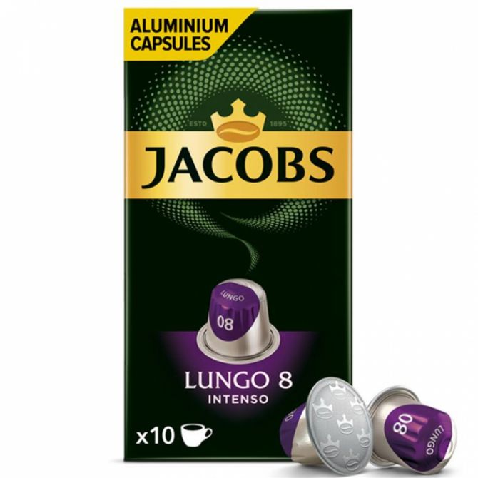 Kavne kapsule Jacobs Espresso Lungo 8, 10kos