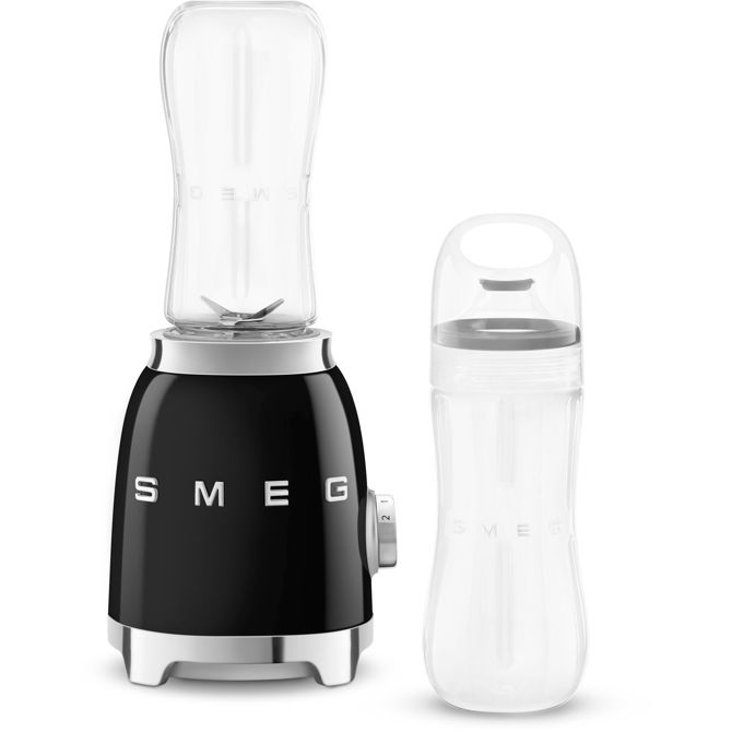 Aparat za smoothije Smeg 50's Retro Style  PBF01BLEU (črn/kromiran, 300 W)