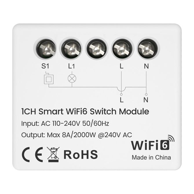 Pametni stikalni modul Avatto WSM20-W1