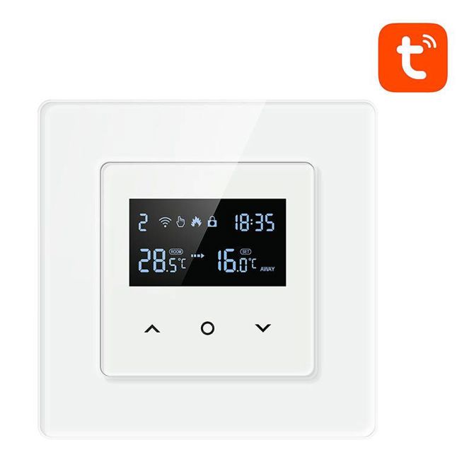 Pametni termostat Avatto WT200-BH-3A-W Bojler Ogrevanje 3A WiFi TUYA